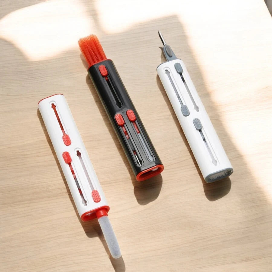 3-in-1 Multi-Function Cleaning Pen for Earphones, Keyboard & Electronic Devices