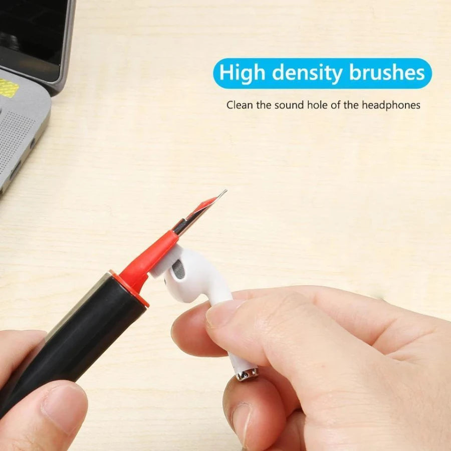 3-in-1 Multi-Function Cleaning Pen for Earphones, Keyboard & Electronic Devices