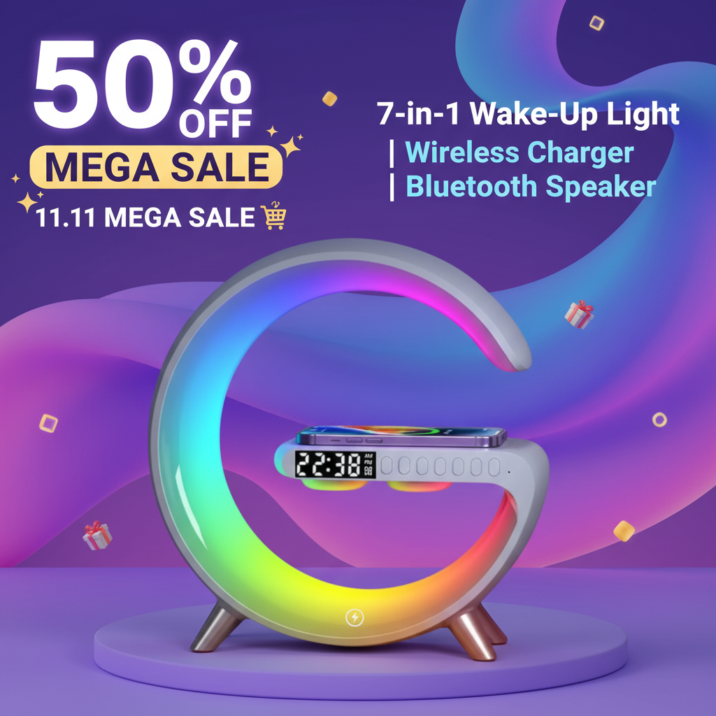 50% Off 11.11 Mega Sale Banner