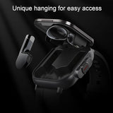 Genze D8 Pro Smartwatch with Earbuds | Bluetooth Call & Fitness Tracker