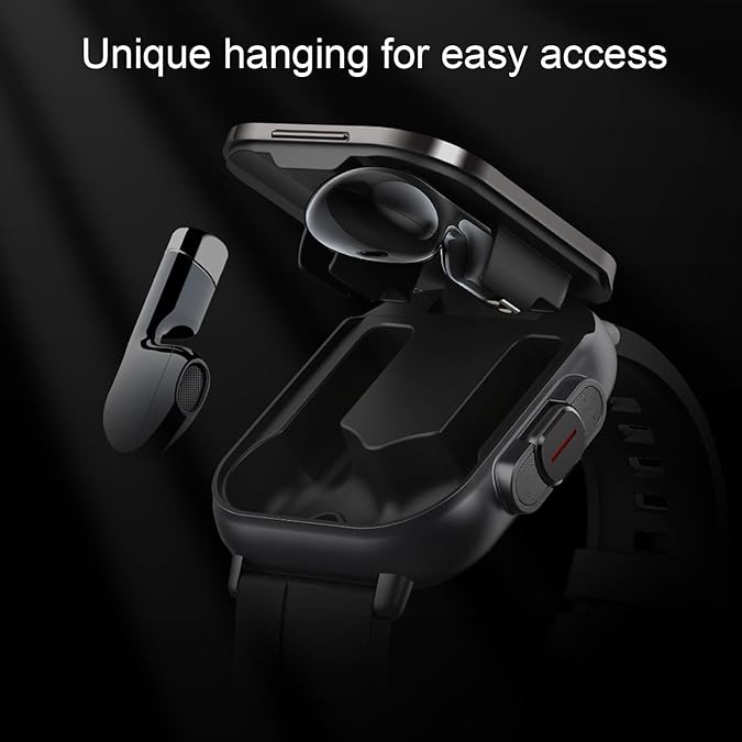 Genze D8 Pro Smartwatch with Earbuds | Bluetooth Call & Fitness Tracker