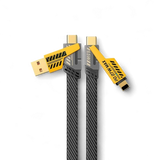 65W Max Fast Charging 4-in-1 Data Cable | PD 27W for iPhone | USB-A/C to C/Lightning | Braided High-Speed Multi-Cable