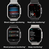 Genze D8 Pro Smartwatch with Earbuds | Bluetooth Call & Fitness Tracker