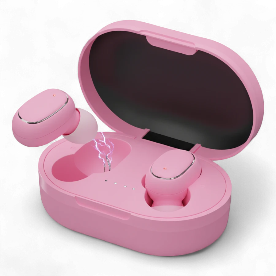 A6s TWS Wireless Bluetooth Earbuds with Charging Case (Hi-Fi Sound, Touch Control, Stereo Bass)