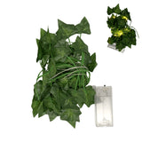 10ft Length Green Leaves String LED Lights (Battery Operated) Artificial Leaves Bail LED Lights for Weeding, Birthday Decor and Home Decor