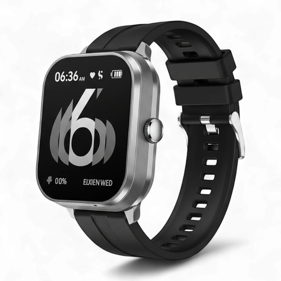 Digital Smartwatch with Wireless Airbuds — Fitness Tracker & Premium Sound Combo
