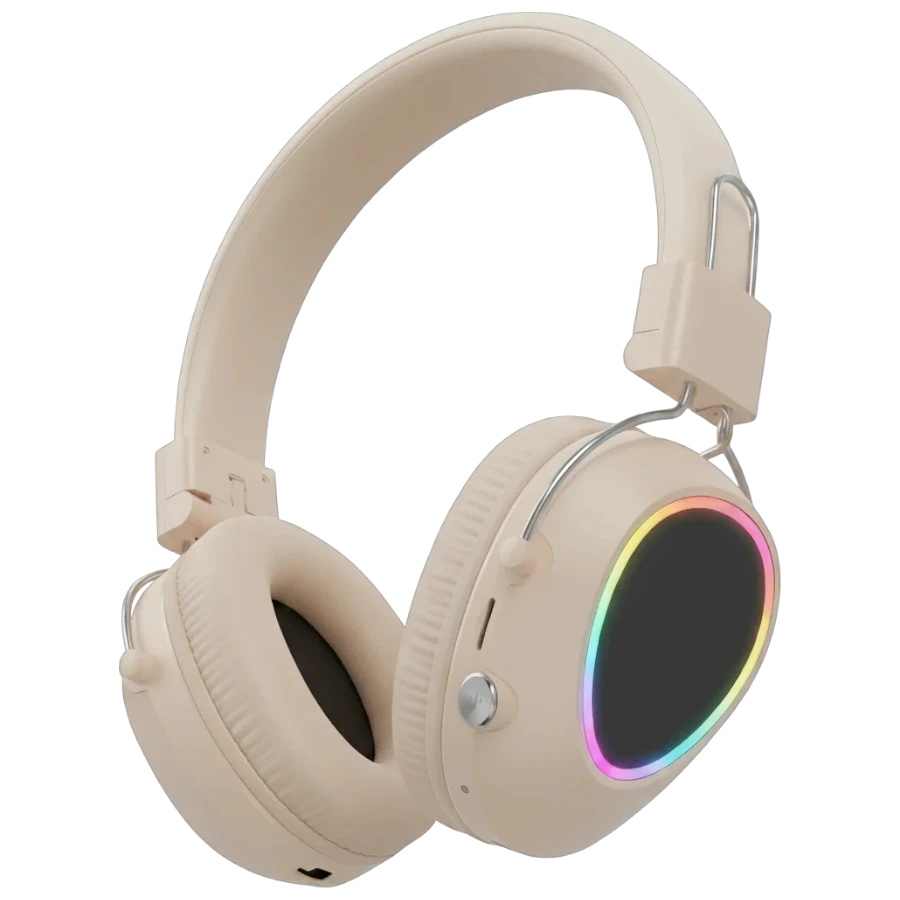 ZB-580 NC Extra Bass Wireless Bluetooth Headphones | Hi-Fi Sound | LED Light | Noise Cancelling