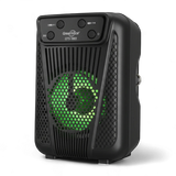 GreatMice GTS-1803 Portable Wireless Bluetooth Speaker with Remote, FM & RGB LED Lights (3-Inch)