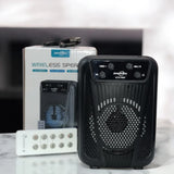 GreatMice GTS-1803 Portable Wireless Bluetooth Speaker with Remote, FM & RGB LED Lights (3-Inch)