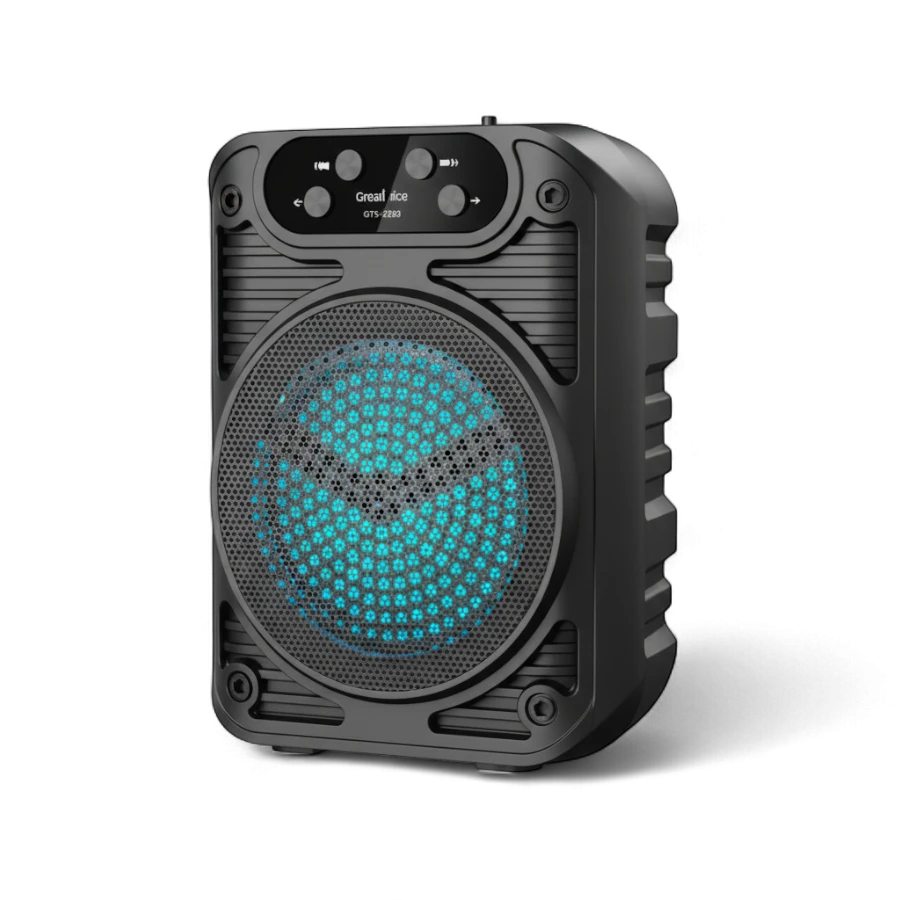 GreatNice GTS-2203 Portable Wireless Bluetooth Speaker with LED Light and Big Sound