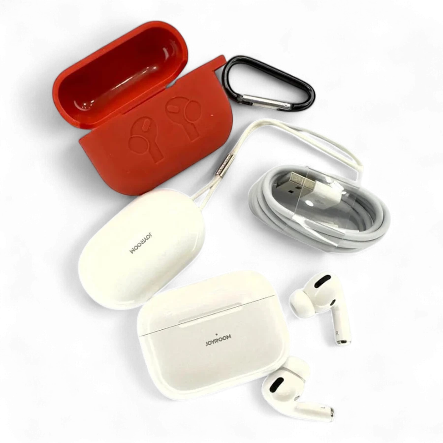 Joyroom JR-T03S Pro ANC TWS Wireless Earbuds with Charging Case, Silicone Cover & Accessories Kit