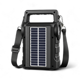 KBroad KTS-1706 Portable Solar Charging Wireless Speaker with FM Radio, Flashlight & 4-Inch Driver