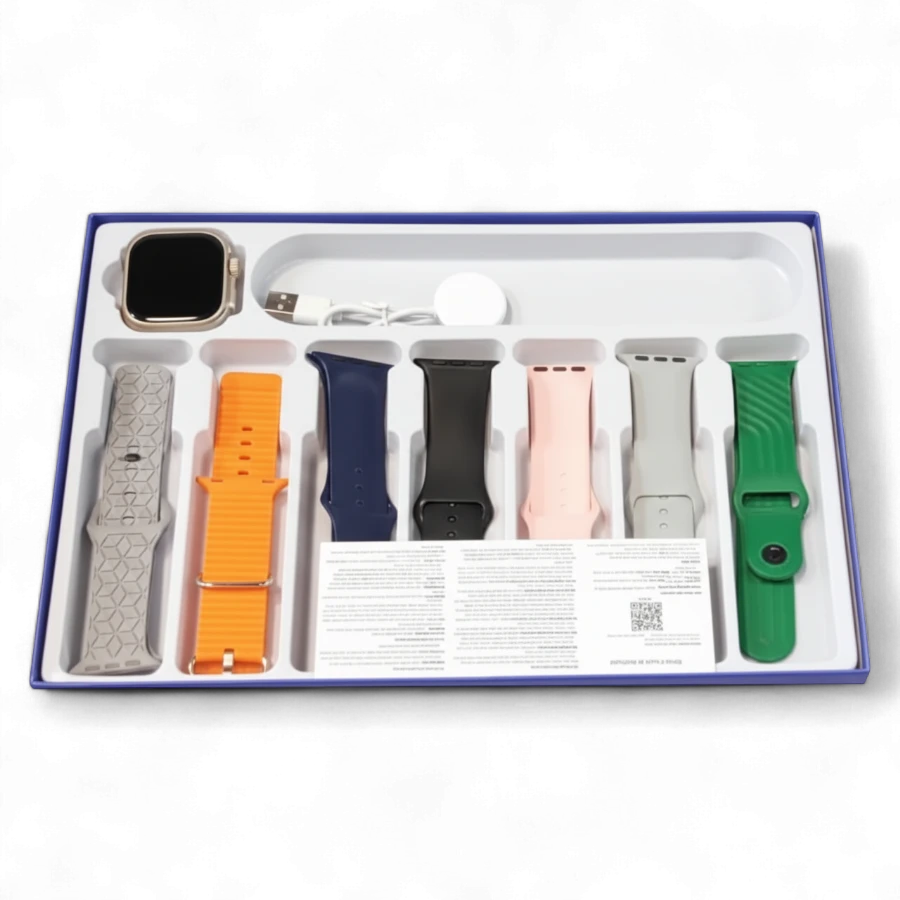 M220 Ultra 3 Smart Watch Full Kit with 7+ Multi-Color Straps - The Ultimate Customization Bundle