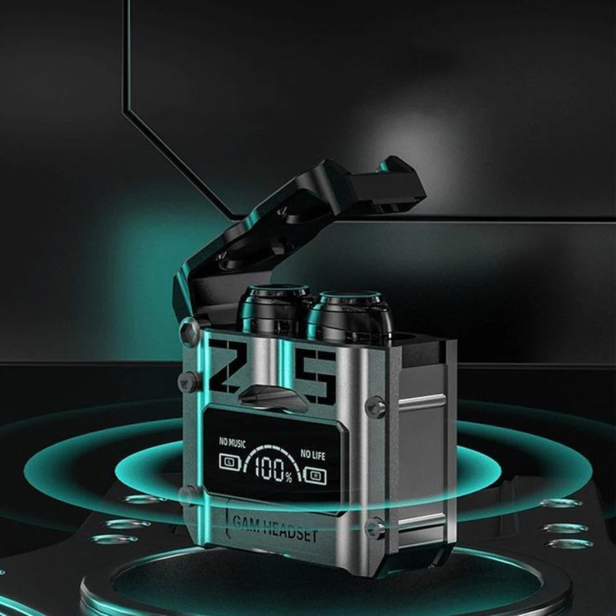 M25 TWS Wireless Bluetooth Headset — HiFi Stereo Gaming Earbuds with LED Power Display