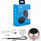Mini Metal TWS Wireless Speaker - Portable Bluetooth Stereo with Hands-Free Calling