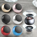 Mini Metal TWS Wireless Speaker - Portable Bluetooth Stereo with Hands-Free Calling