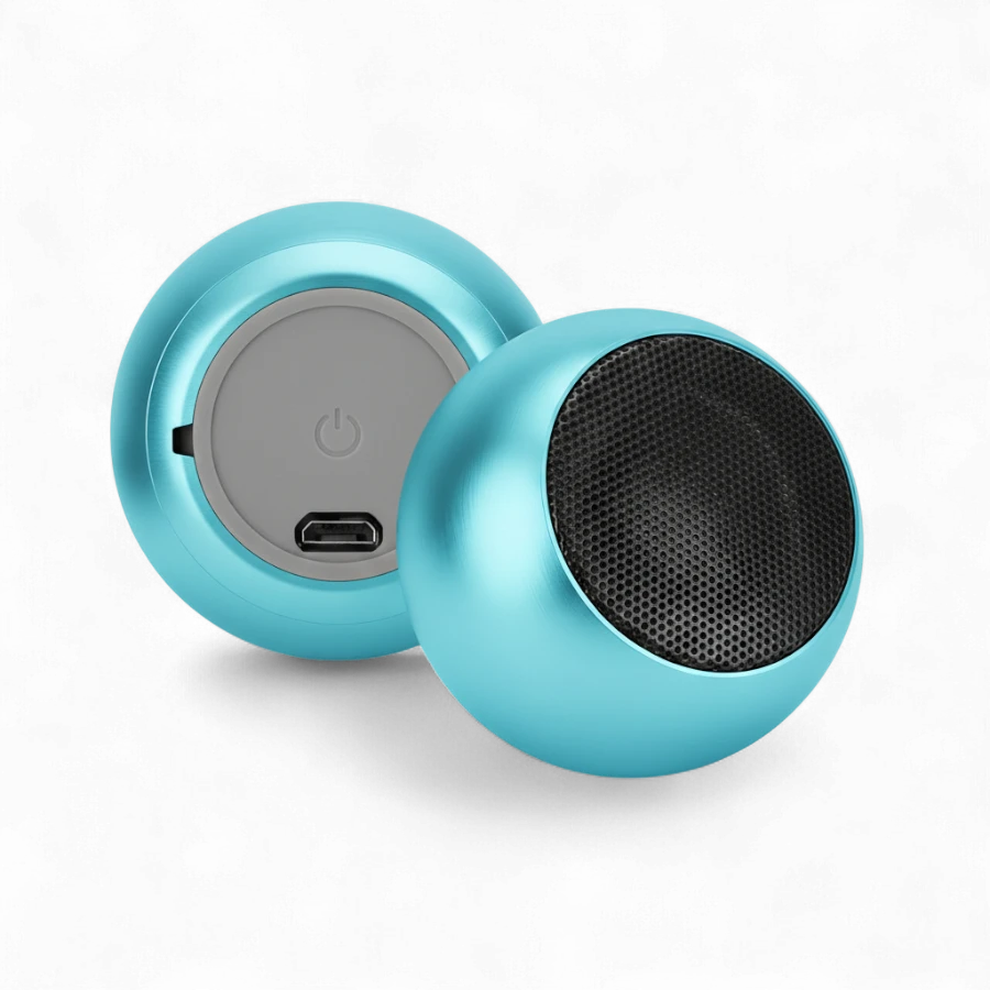 Mini Metal TWS Wireless Speaker - Portable Bluetooth Stereo with Hands-Free Calling