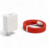 OnePlus Original 100W SuperVOOC Dual Port Charger Kit (USB-A & USB-C) - Warp Speed Fast Charging Power Adapter & Cable