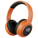 MSL-909 Wireless Stereo Headphones with Digital Display | Over-Ear Foldable Hi-Fi Audio