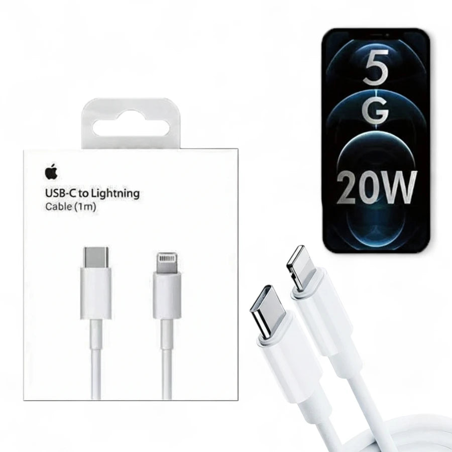 Original USB-C to Lightning Cable (1m) – Fast Charging Cable for iPhone, iPad & AirPods