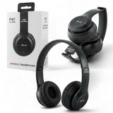 P47 Wireless Bluetooth Headphones with Mic (4.2+EDR, Foldable, Stereo Sound)