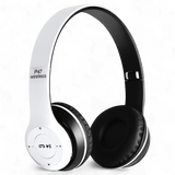 P47 Wireless Bluetooth Headphones with Mic (4.2+EDR, Foldable, Stereo Sound)