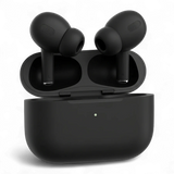 Premium Black Wireless Earbuds | Deep Bass Sound + FREE Custom Color Protective Silicone Case