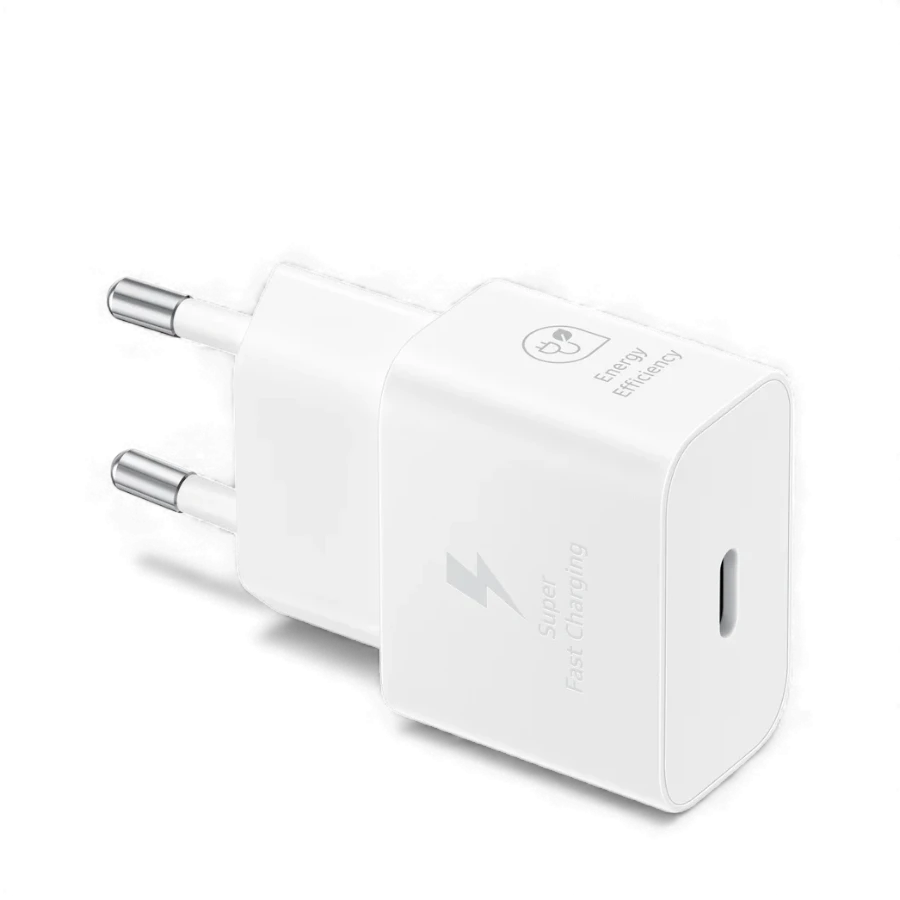 Samsung 25W USB-C PD Super Fast Charging Adapter | Available in Black & White