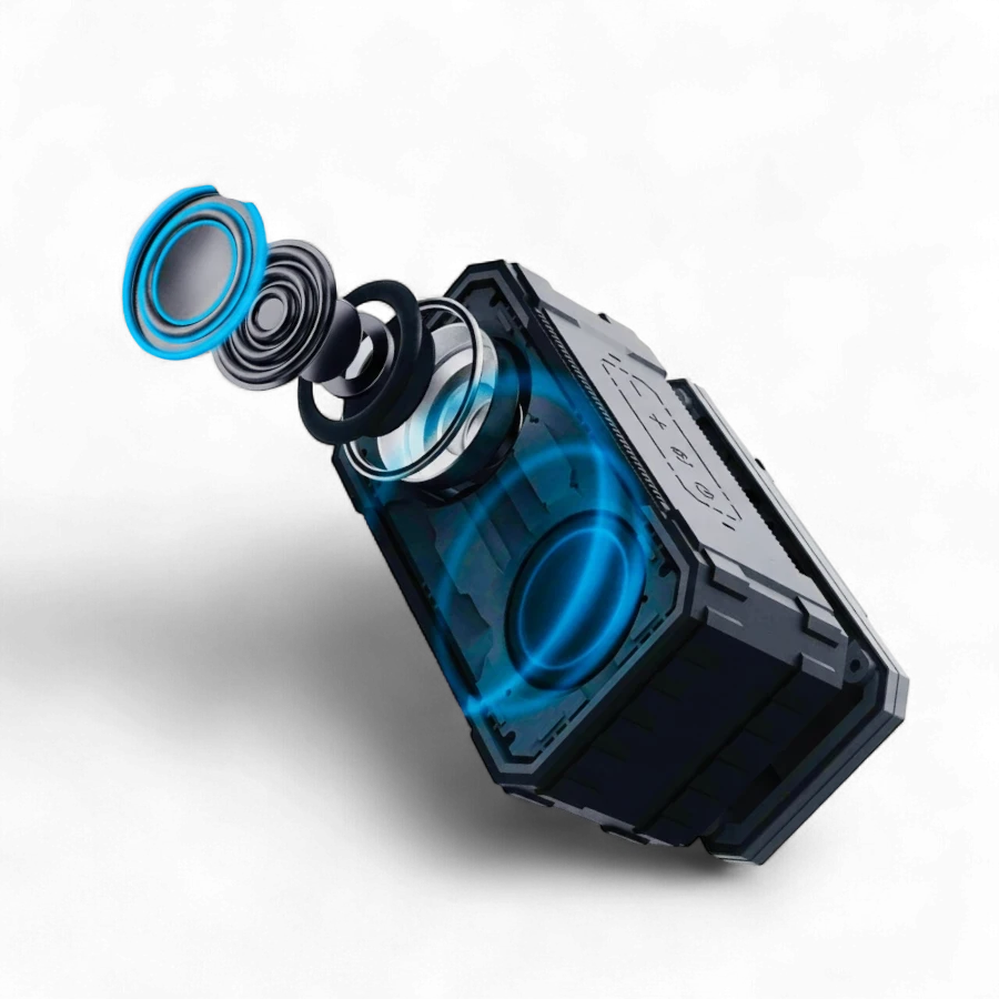 Super Sound Quality Bluetooth Speaker — Waterproof Portable Speaker with 2200mAh Battery