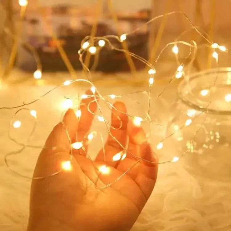 18ft / 30ft Length Fairy Lights Premium Quality, Best for Decoration, String Light (Switch Operated)