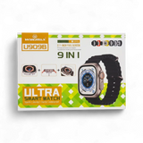 Winmax U909B Ultra Smart Watch - 9 IN 1 Combo Pack | 2.1-Inch Full Screen | Multi-Function Sports & Health Tracker