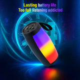 ZQS1202 Wireless Bluetooth Speaker – Super Bass Portable Speaker with LED Lights