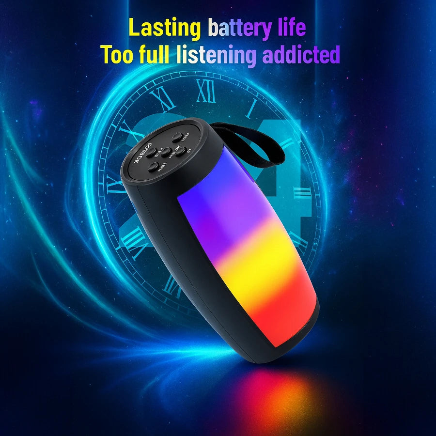 ZQS1202 Wireless Bluetooth Speaker – Super Bass Portable Speaker with LED Lights