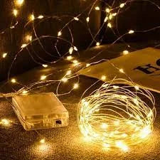 Chilli Milli 10ft Length 30 LEDs Fairy Lights Battery Operated - String Night Light for Room Decoration